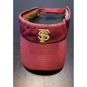 Florida State Seminoles Sun Visor Top of the World Hat Garnet Gold Adjust Golf